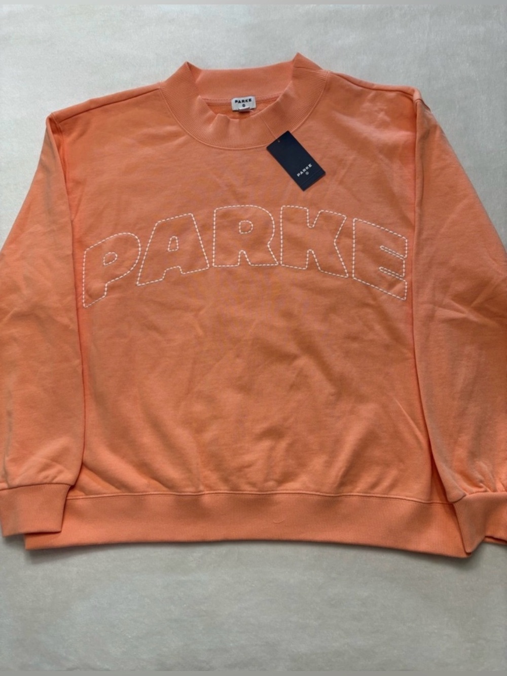 Same Day Shipping! Parke x Target Mockneck Sweatshirt Peach Orange L/XL 🍊